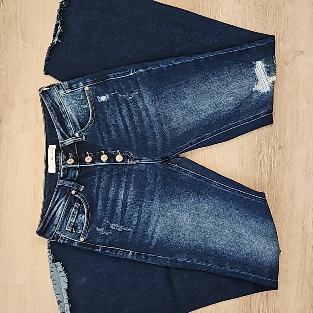 Kancan Flared Button Fly Jeans
